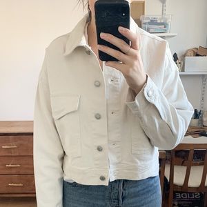 Cropped Cream Jacket